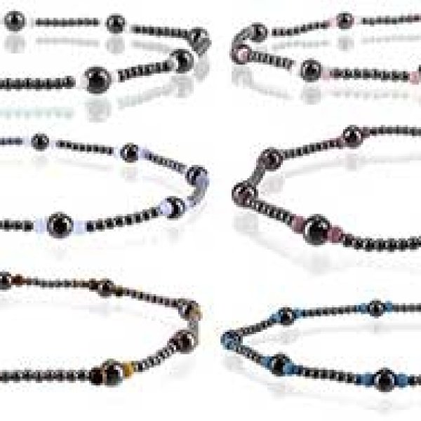 Magnetic Hematite anklet