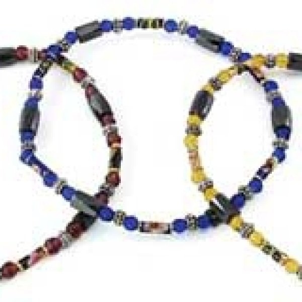 Magnetic Hematite Beaded anklet