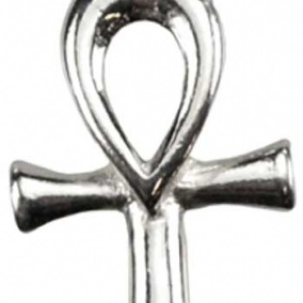Ankh  sterling silver 1/2" x 5/8"