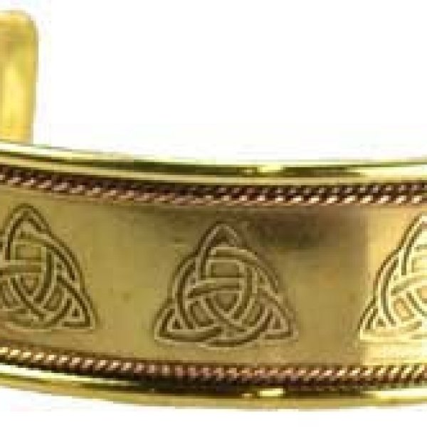Triquetra Copper and Brass bracelet