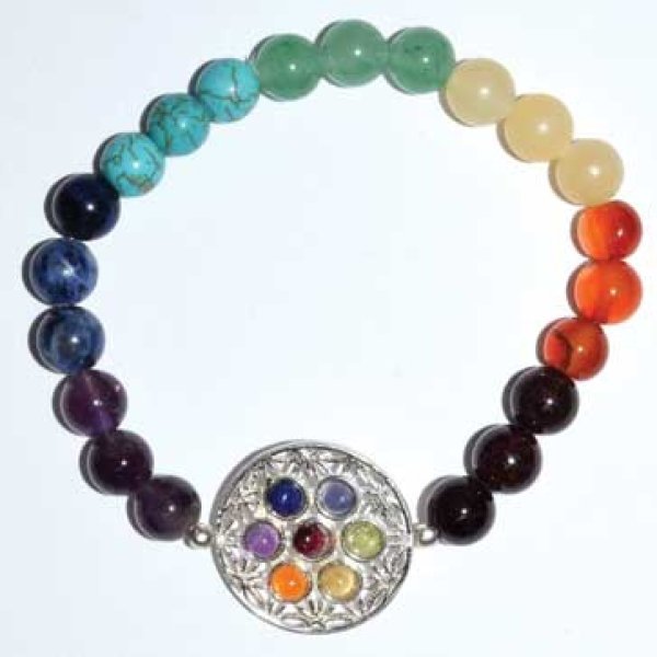 8mm Chakra/ Flower of Life