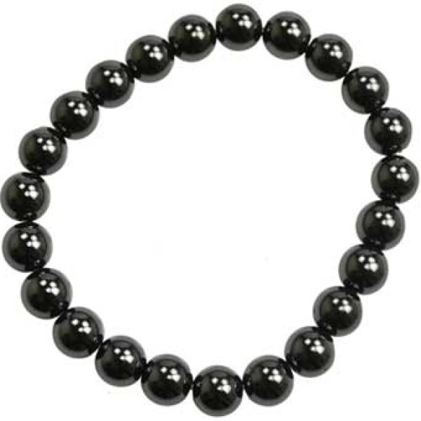 8mm Hematite (man-made) bracelet