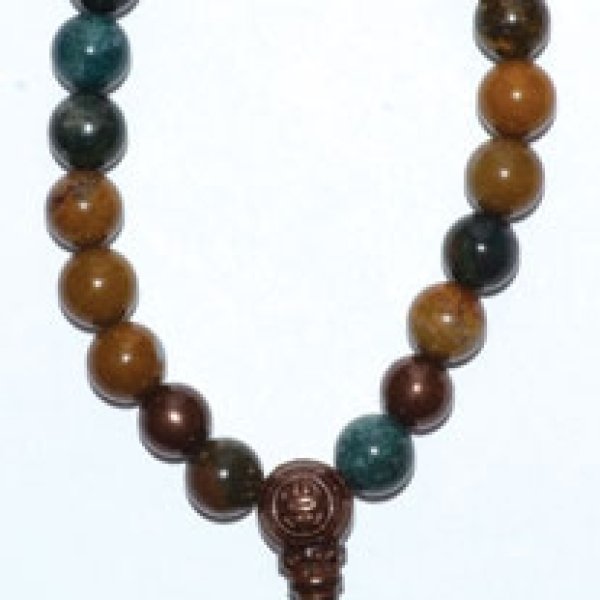 8mm Ocean Jasper Tassel