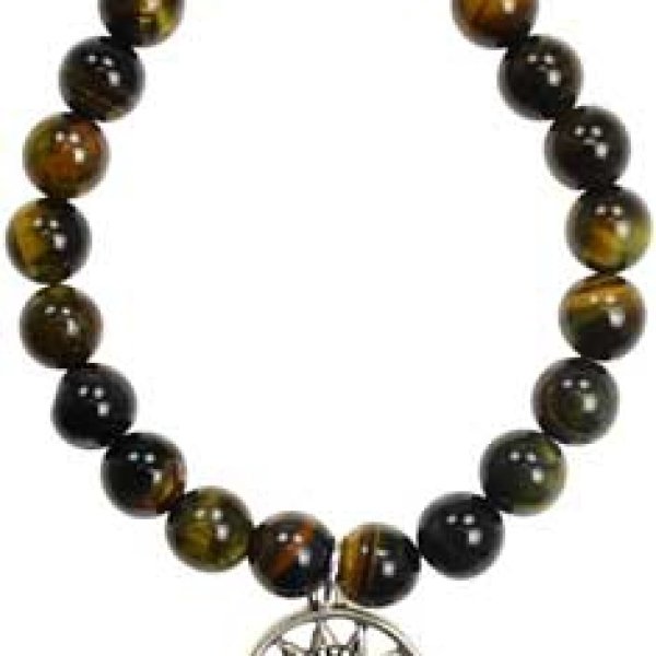 Tiger Eye Joy Sunface silver