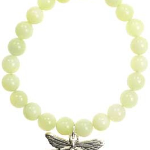 New Jade Serenity Dragonfly silver