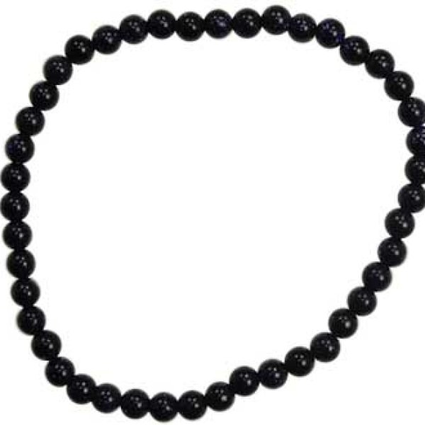 4mm Blue Goldstone stretch bracelet