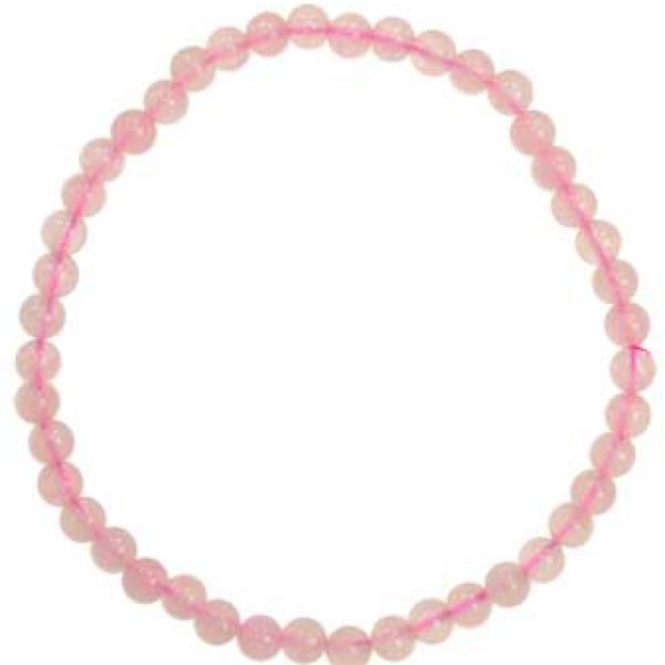 4mm Rose Quartzstretch bracelet