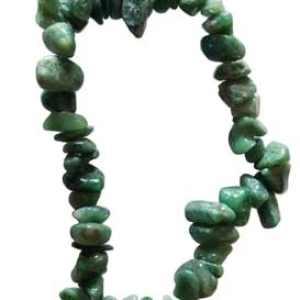 Turquoise (synthetic), African chip bracelet