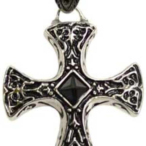 Celtic Cross with Black stud