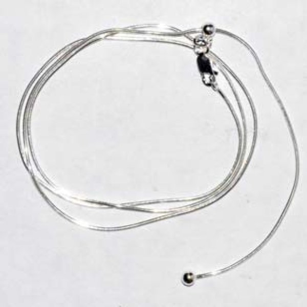 24" Round adjustable chain sterling