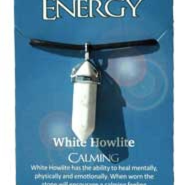 Calming (white howlite) double terminated