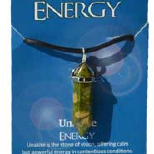 Energy (unakite) double terminated