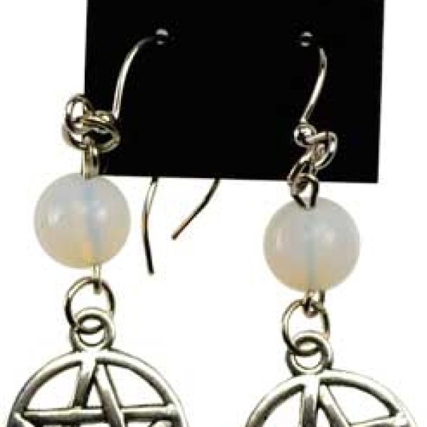 Opalite Pentagram earrings
