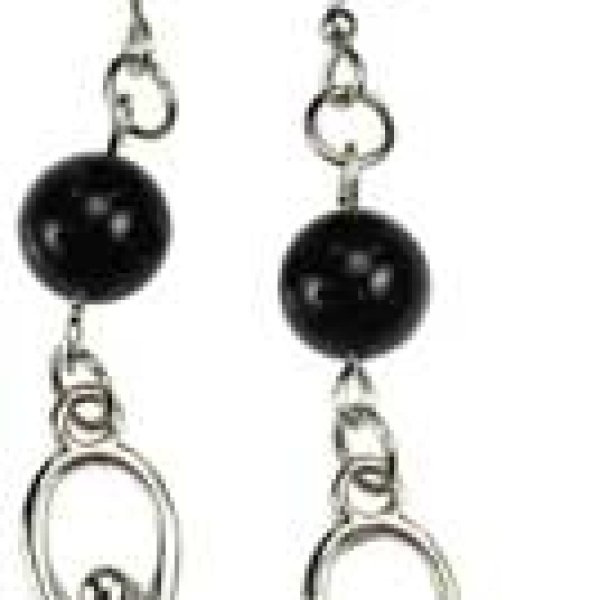 Black Onyx Goddess earrings