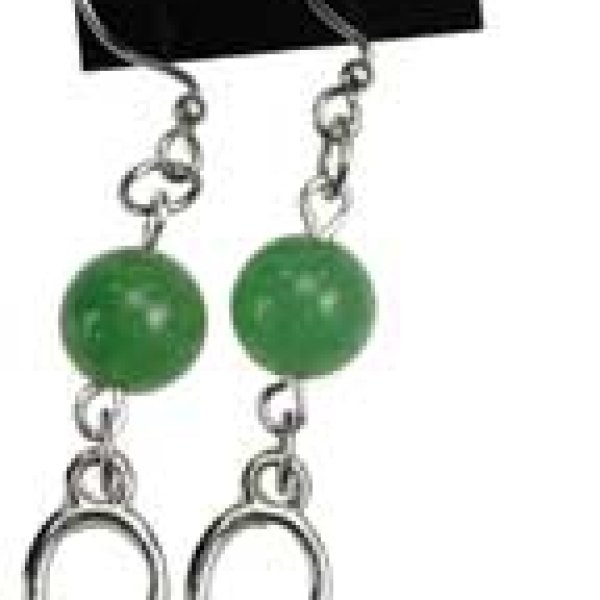 Green Aventurine Goddess earrings