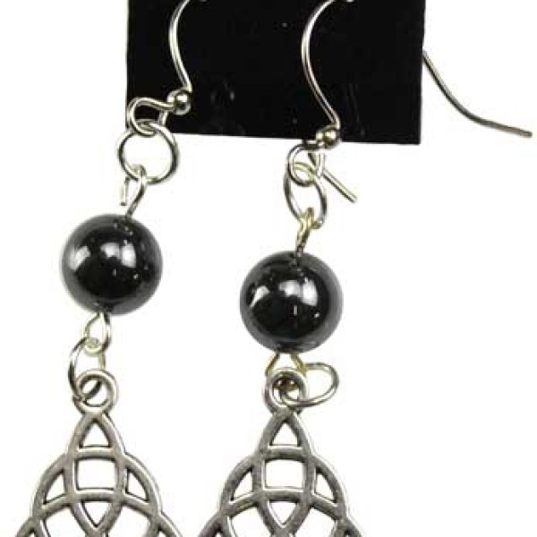 Hematite Triquetra earrings