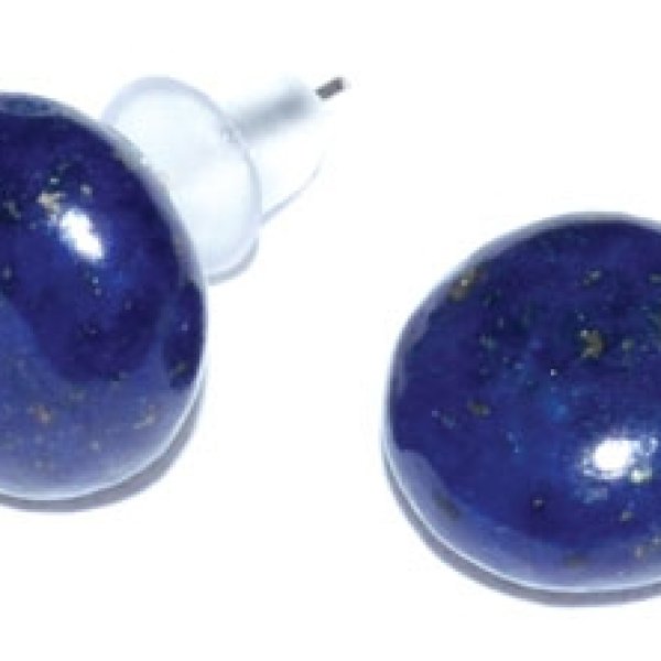 Lapis stud earrings