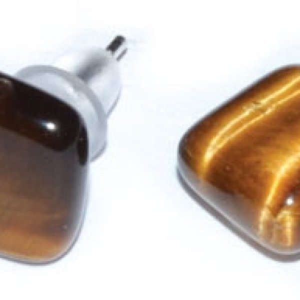Tigers eye stud earrings