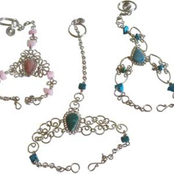 Hand Flower bracelet