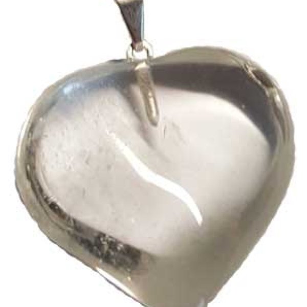 1" Quartz heart