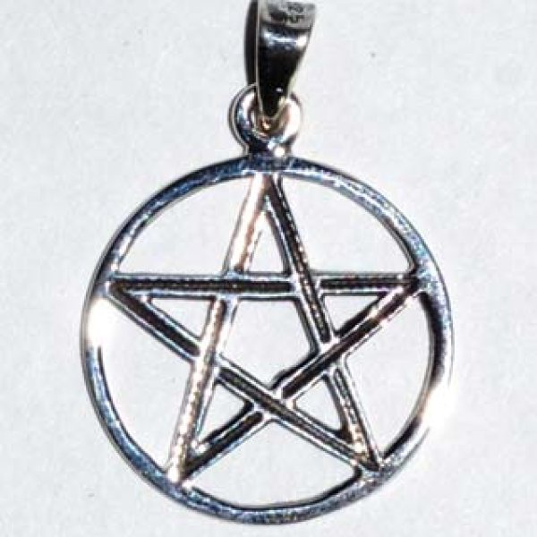 3/4" Pentagram sterling