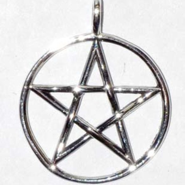 1" Pentagram sterling