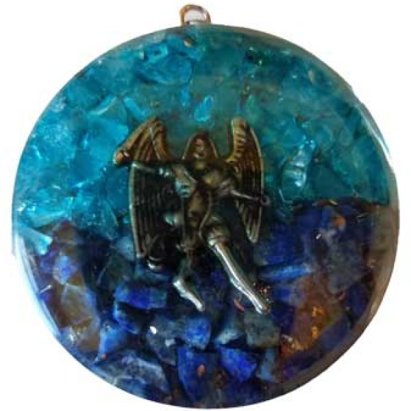 1 1/2" Michael Orgone Blue Topaz & Sodalite