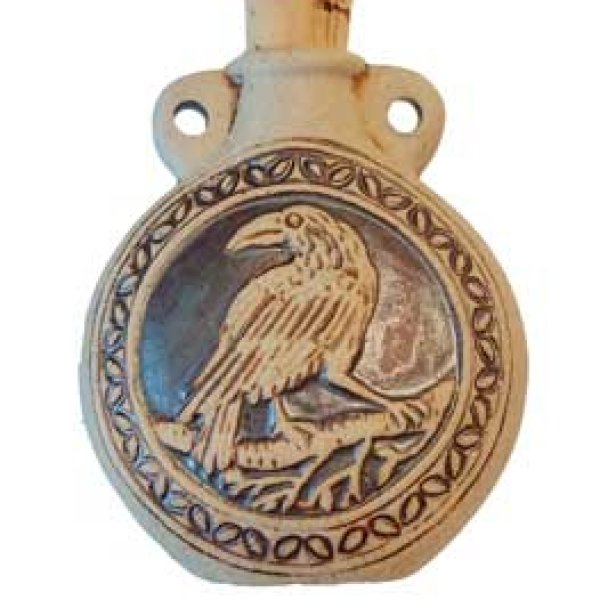 Raven Raku Oil Bottle