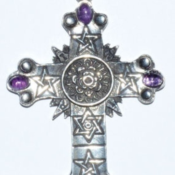 Rose Cross pewter