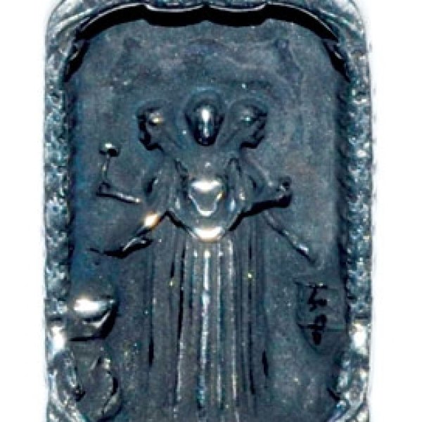 Saint Brigid pewter