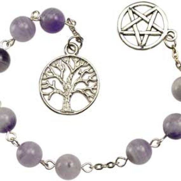 Amethyst prayer beads