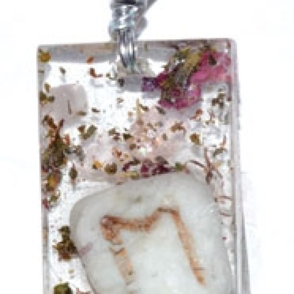 Divine Marriage Orgone rune pendant