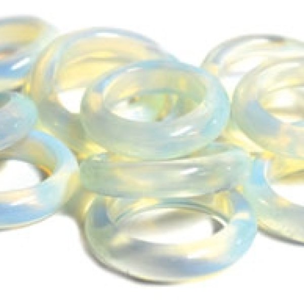 Opalite (size 6-10) rings 25/bag