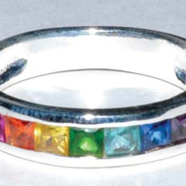 Rainbow size 8 sterling