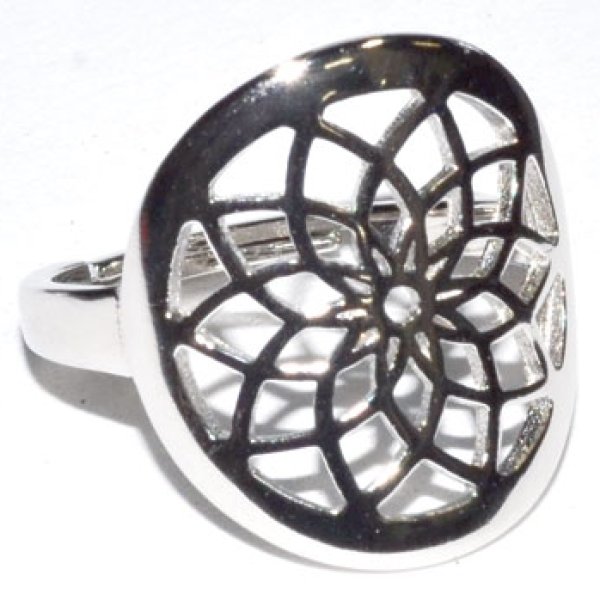 Dreamcatcher size 7 sterling ring