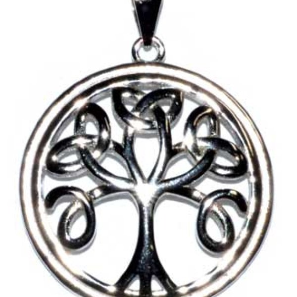 15/16" Celtic Tree of Life sterling pendant