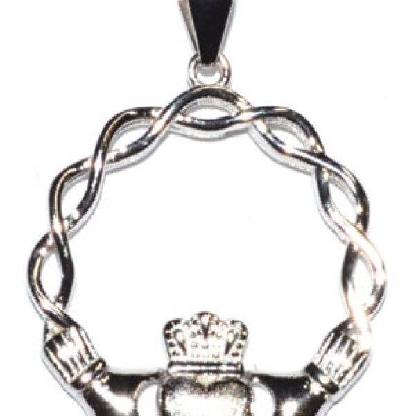 3/4" Claddah sterling pendant