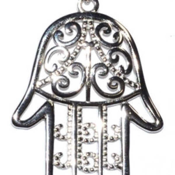 1 1/4" Fatima Hand sterling pendant