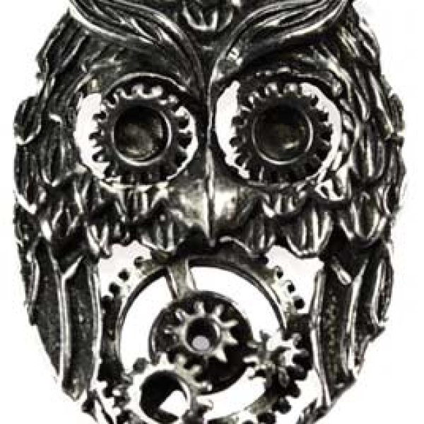 7/8" Owl sterling pendant