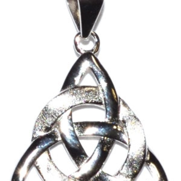 5/8" Triquetra sterling pendant
