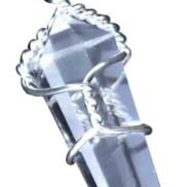 Wire Wrapped Clear Quartz Point