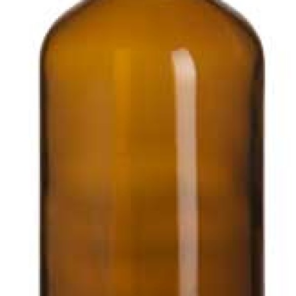 Amber Bottle with Cap 16oz