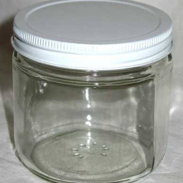 Clear Glass Jar 16 oz