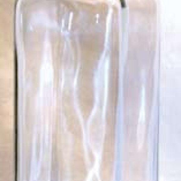 Square Glass Bottle with Cork