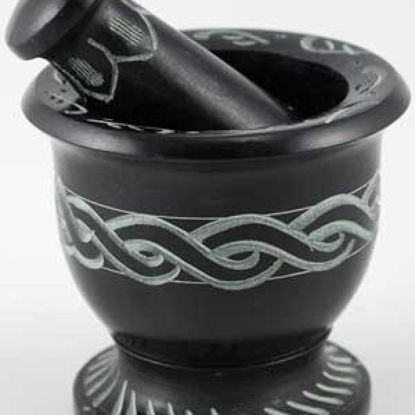 Celtic Knot mortar & pestle set