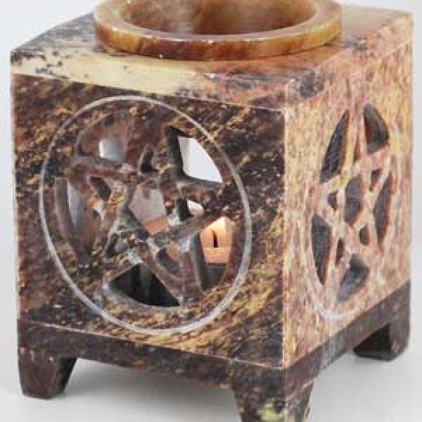 Soapstone Pentagram oil diffuser