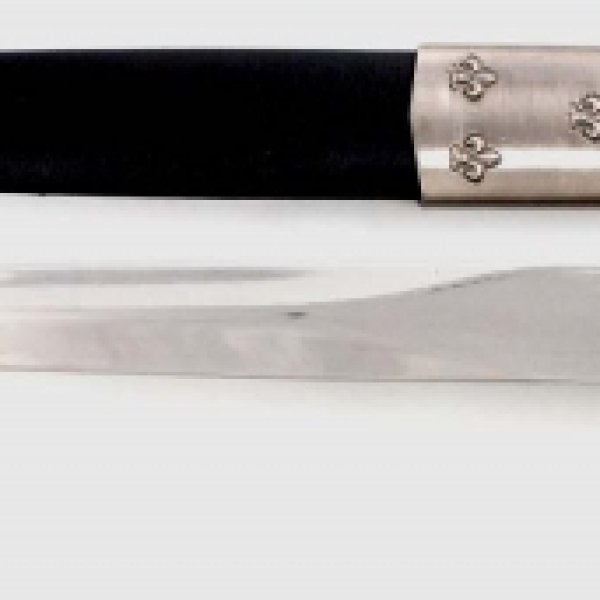 Fleur de lis Medieval athame