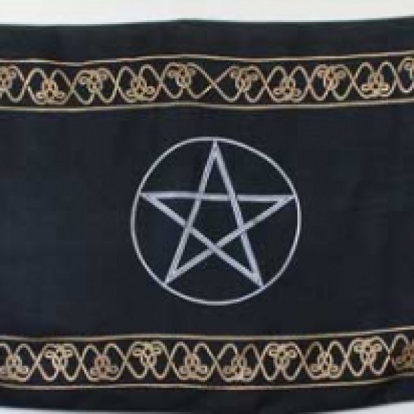 Three Pentagram altar cloth 21" x 72"