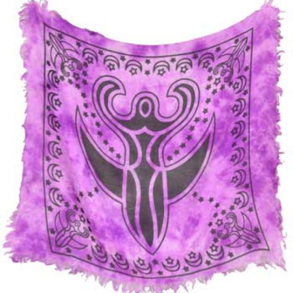 Goddess altar cloth 18" x 18"