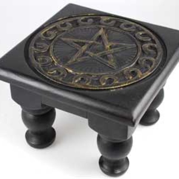 6"x6" Pentagram altar table